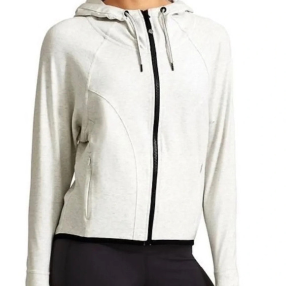 Athleta Heather Gray Gorpcore Sentry Anorak Full Zip Athleisure Hoodie Jacket *S - Picture 2 of 14